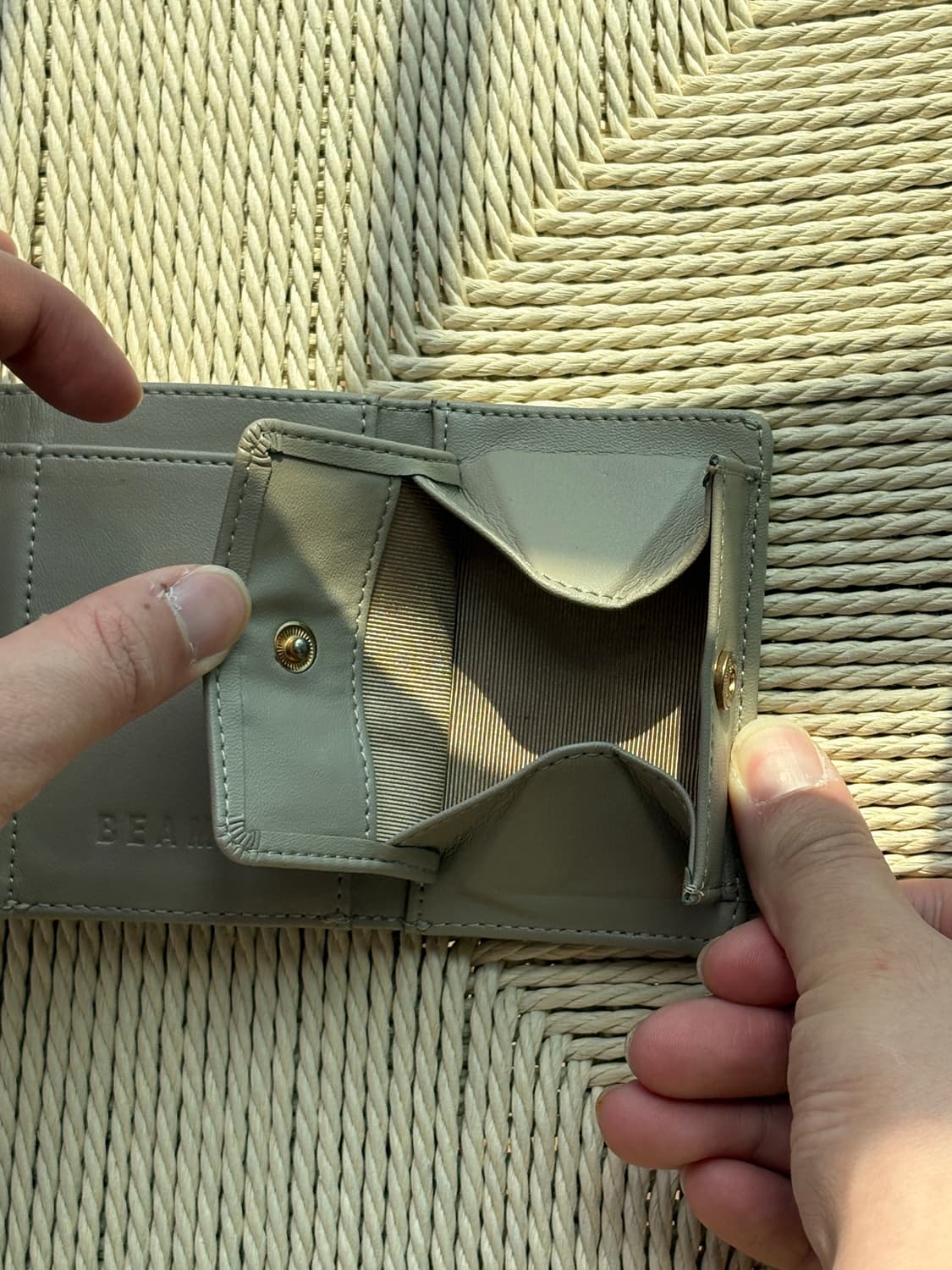 BEAMS Smile Logo Wallet 상품이미지8