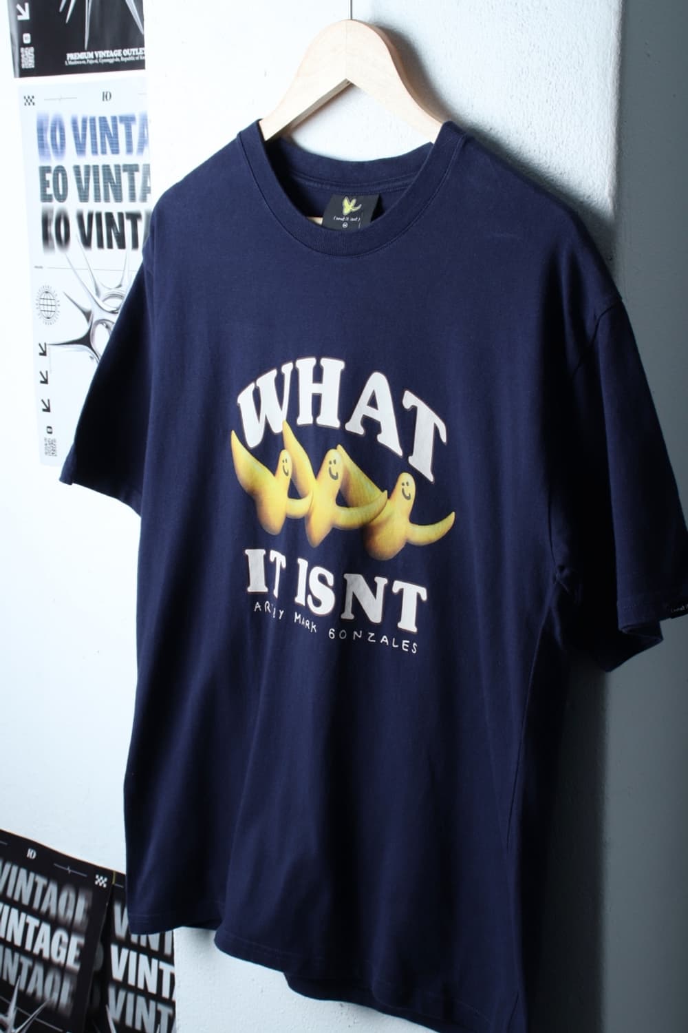 (M-XL) 마크곤잘레스 반팔 티셔츠 빅로고 네이비 한정판-199918 상품이미지1