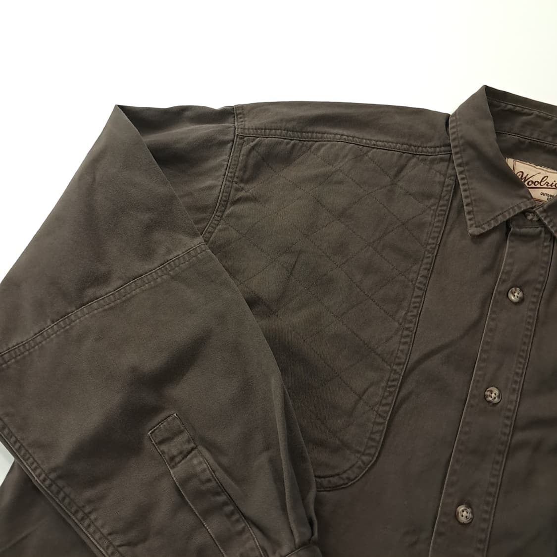 CK346 XL 울리치 90s 슈팅패치 다크브라운 헌팅 셔츠 남방 상품이미지3