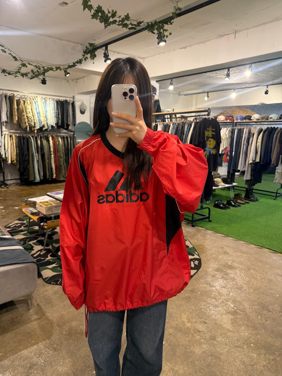 아디다스 빅로고 나일론 웜업 상품이미지1
