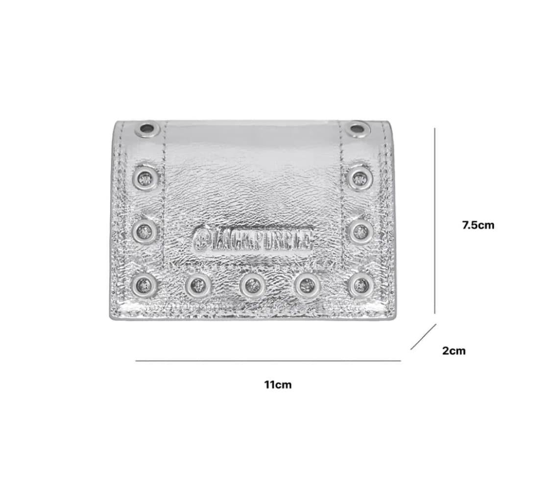 블랙퍼플 타카라 멀티 아일렛 카드지갑 크로스백 실버 상품이미지5