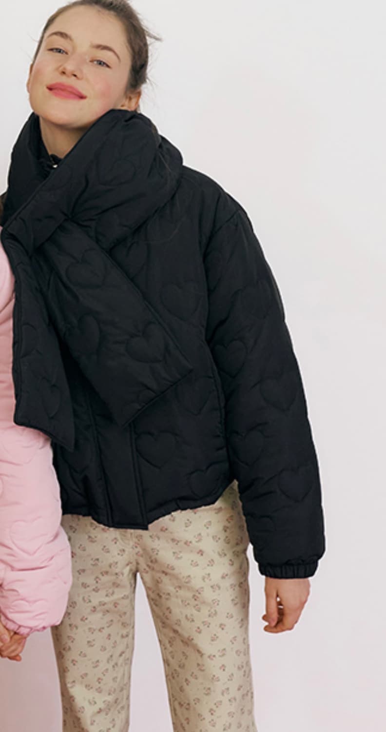 마가린핑거스 하트퀼팅 패딩 팝니다 상품이미지1