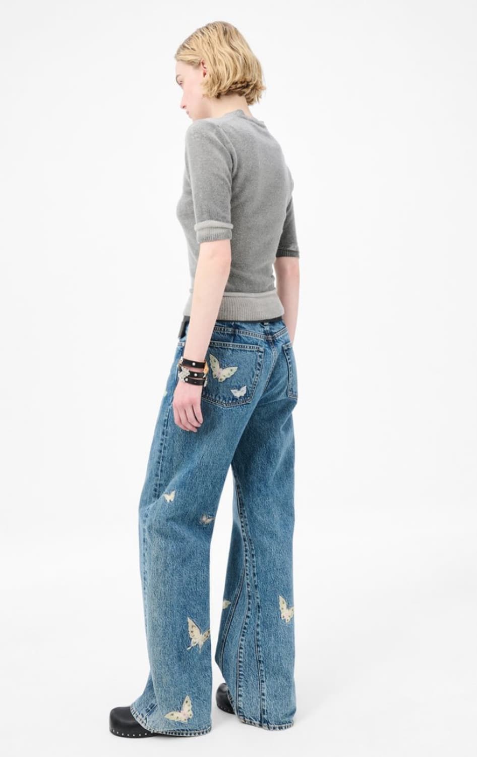 아워레가시 트레블 컷 버터플라이 팬츠 상품이미지4