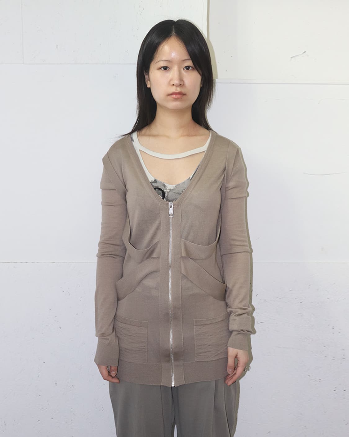 버버리 프로섬 by 크리스토퍼 베일리 본디지 스트랩 가디건 상품이미지1