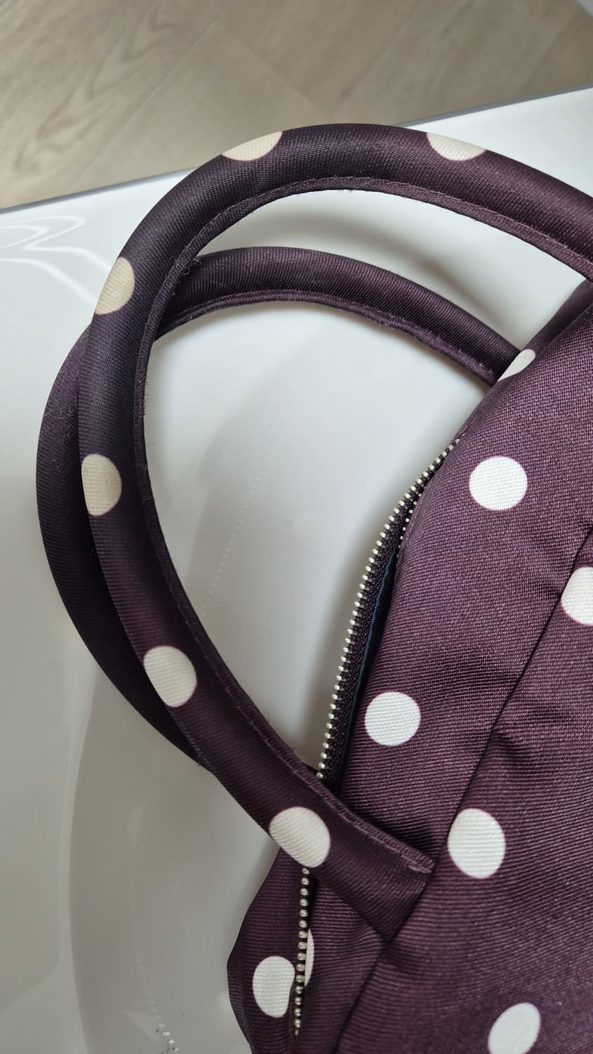 피치바스켓마켓 토트백 퍼플 상품이미지2