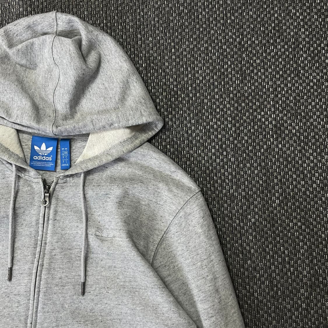 아이다스 그레이 파이어버드 후드집업 L 상품이미지3