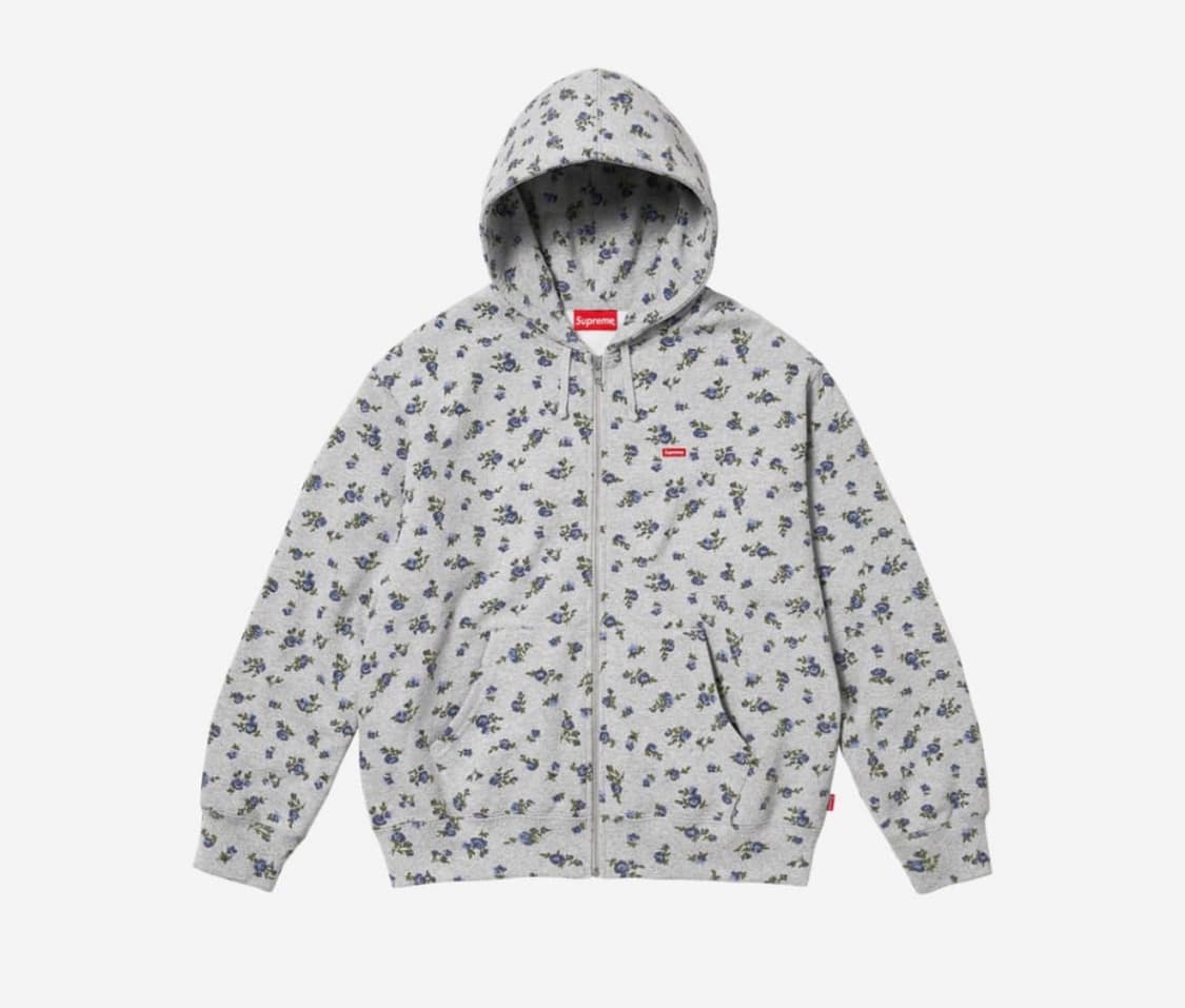 구합니다아 슈프림 플라워 후드집업 상품이미지1