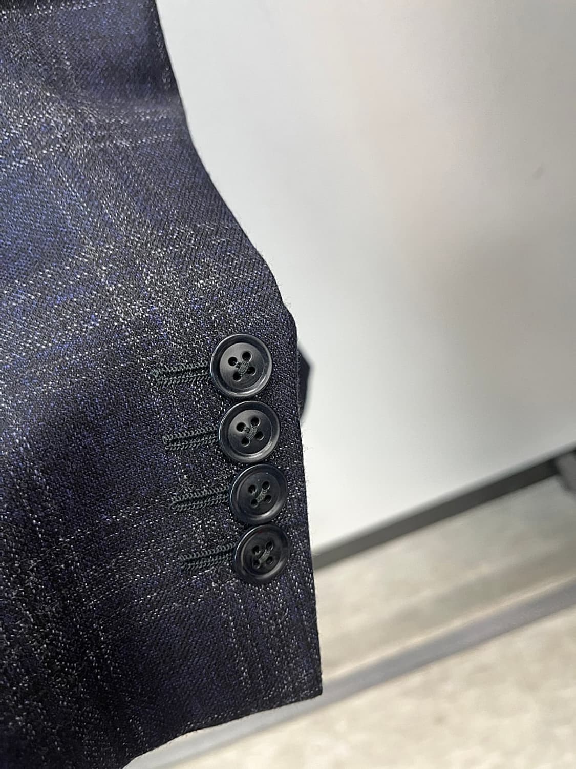 95) 알마니꼴레지오니 이태리 체크자켓  상품이미지2