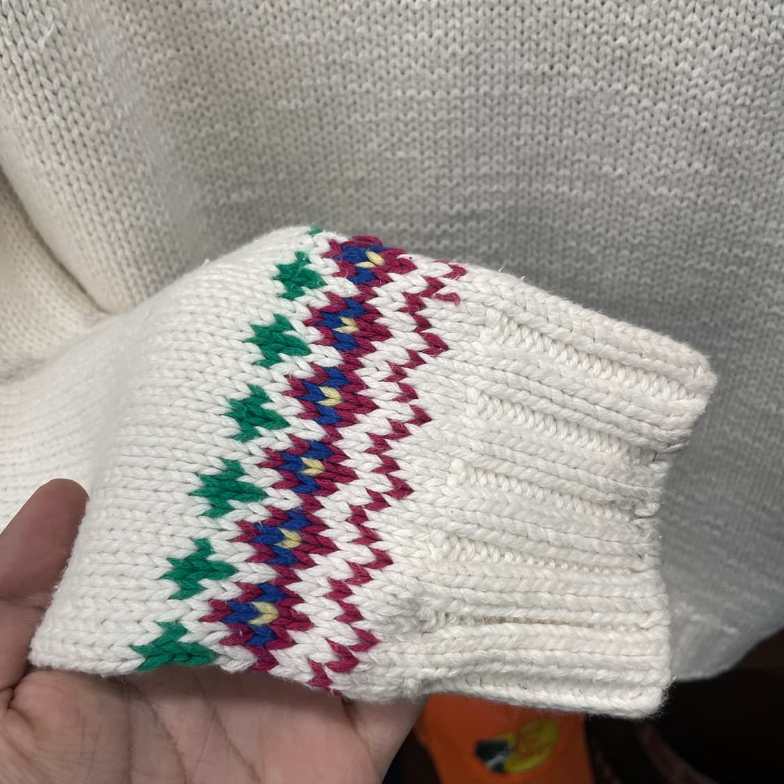 폴로 랄프로렌 울 노르딕 숄더 버튼 패턴 니트 스웨터 상품이미지6