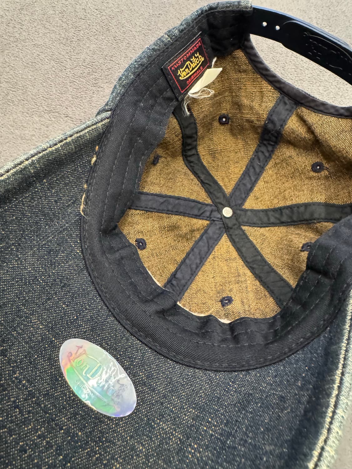 본더치  빈티지 데님 캡 처분  상품이미지3
