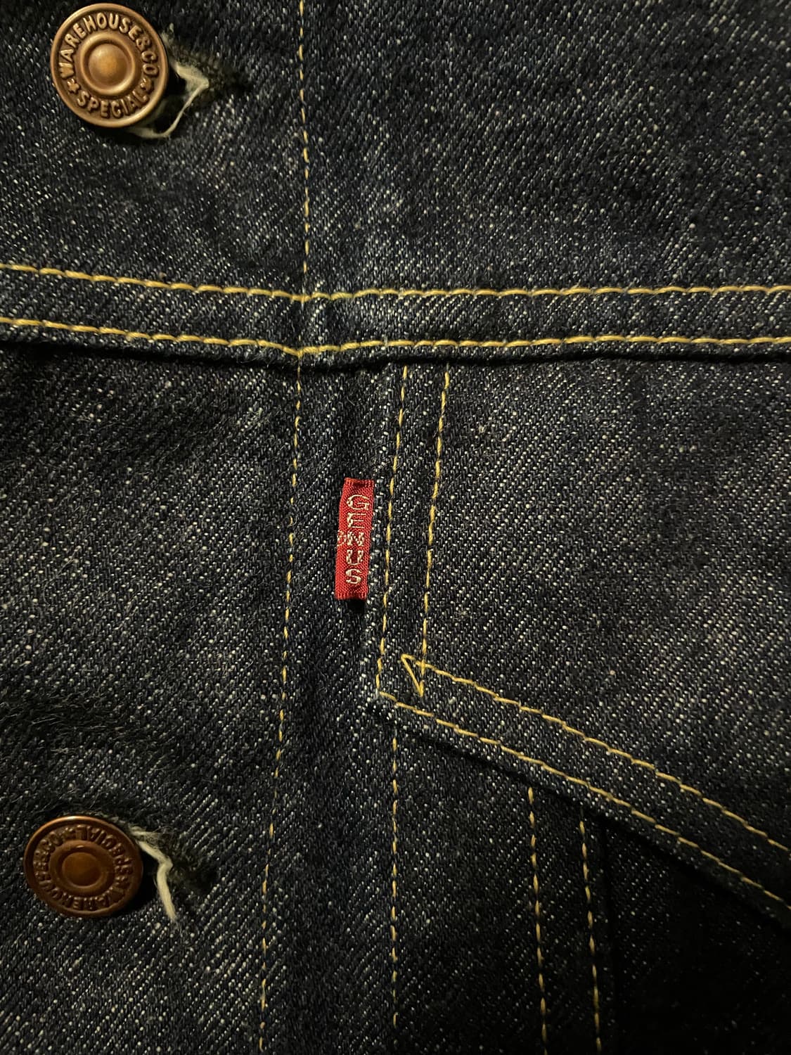 웨어하우스 2003XX 데님자켓 [44] 상품이미지5