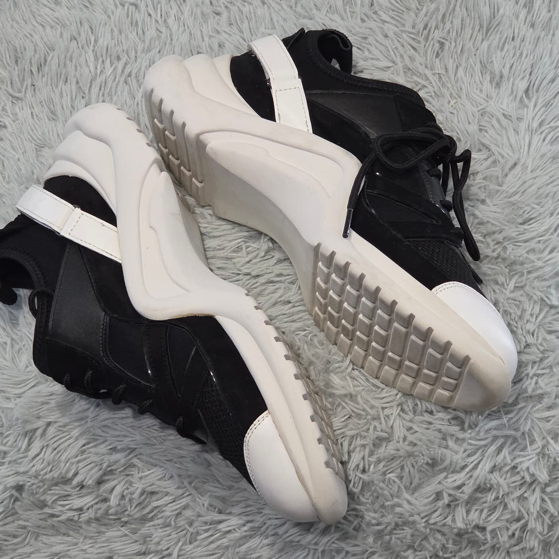 2a-15:SJ SJ 블랙 러너 스니커즈 240mm(실착235) 상품이미지7