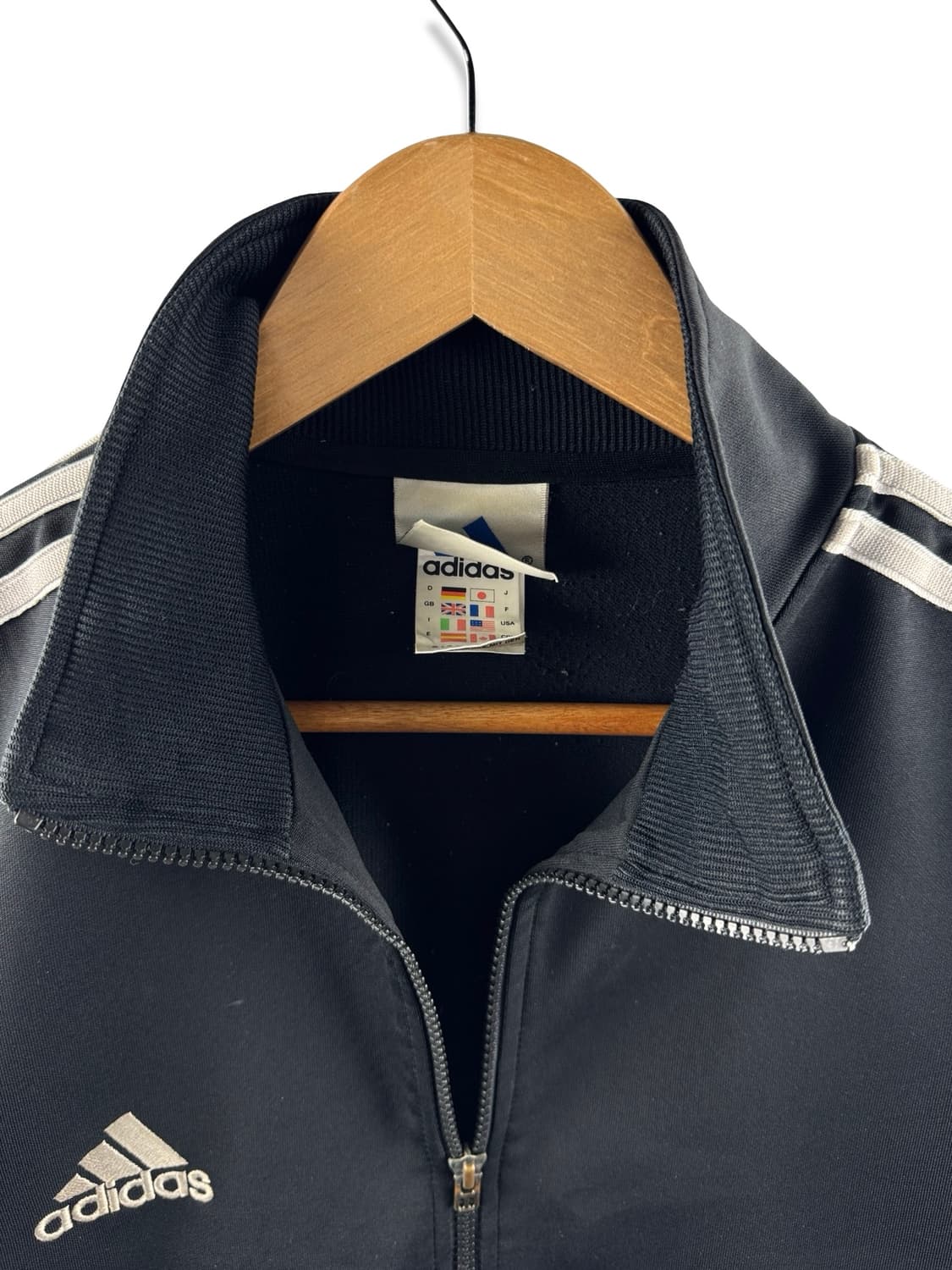 90s 아디다스 올드스쿨 블랙 그레이 져지2206 상품이미지3