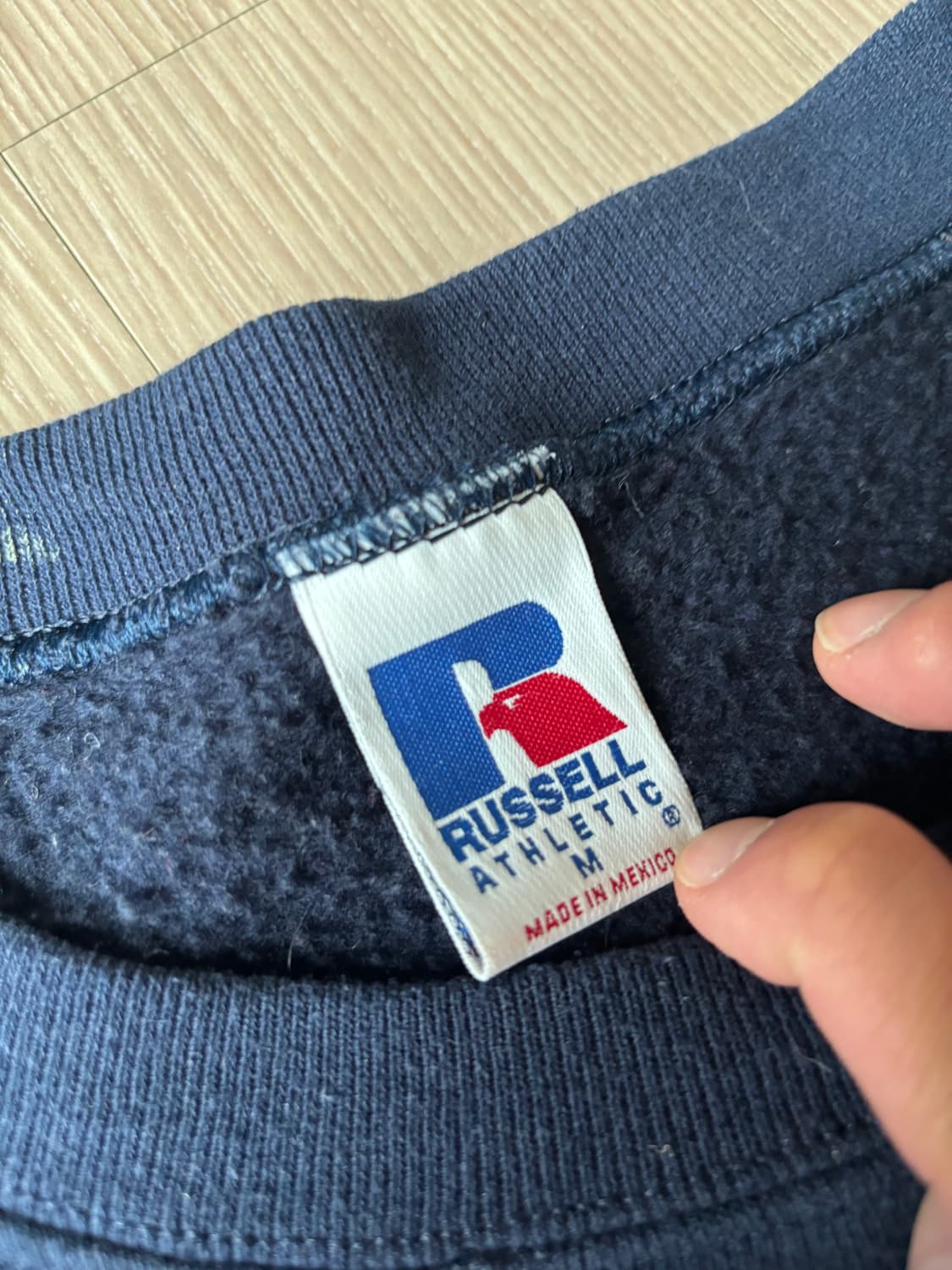 빈티지 러셀 navy 스웻셔츠 상품이미지3