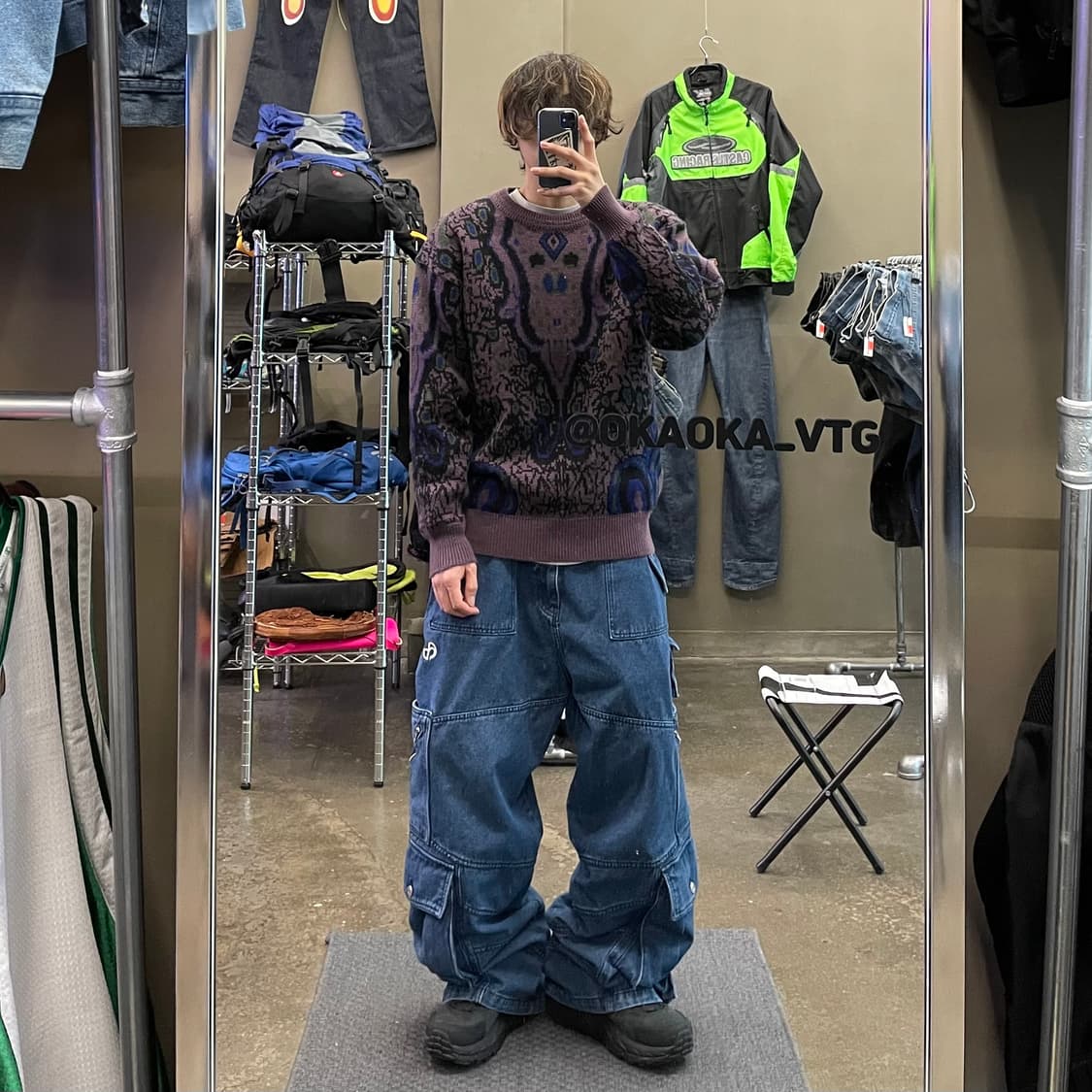 90’s Mizuno 울 니트 상품이미지4