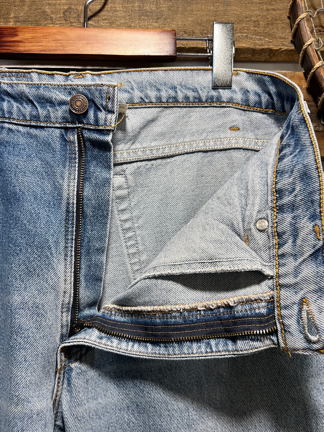 [34]90's 리바이스 시그니처 USA Made 540 배기핏 데님팬츠 상품이미지3