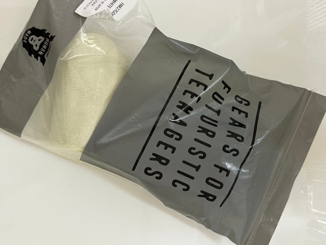 휴먼메이드 로고 양말 화이트 M 상품이미지5