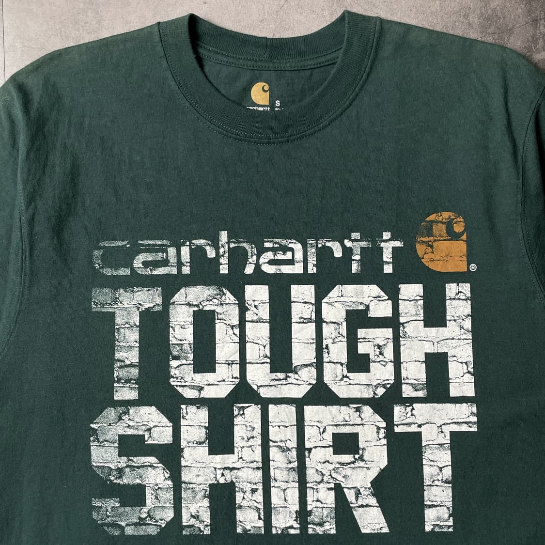 CARHARTT 칼하트 빈티지 그린 그래픽 반팔 티셔츠 A01148 상품이미지3