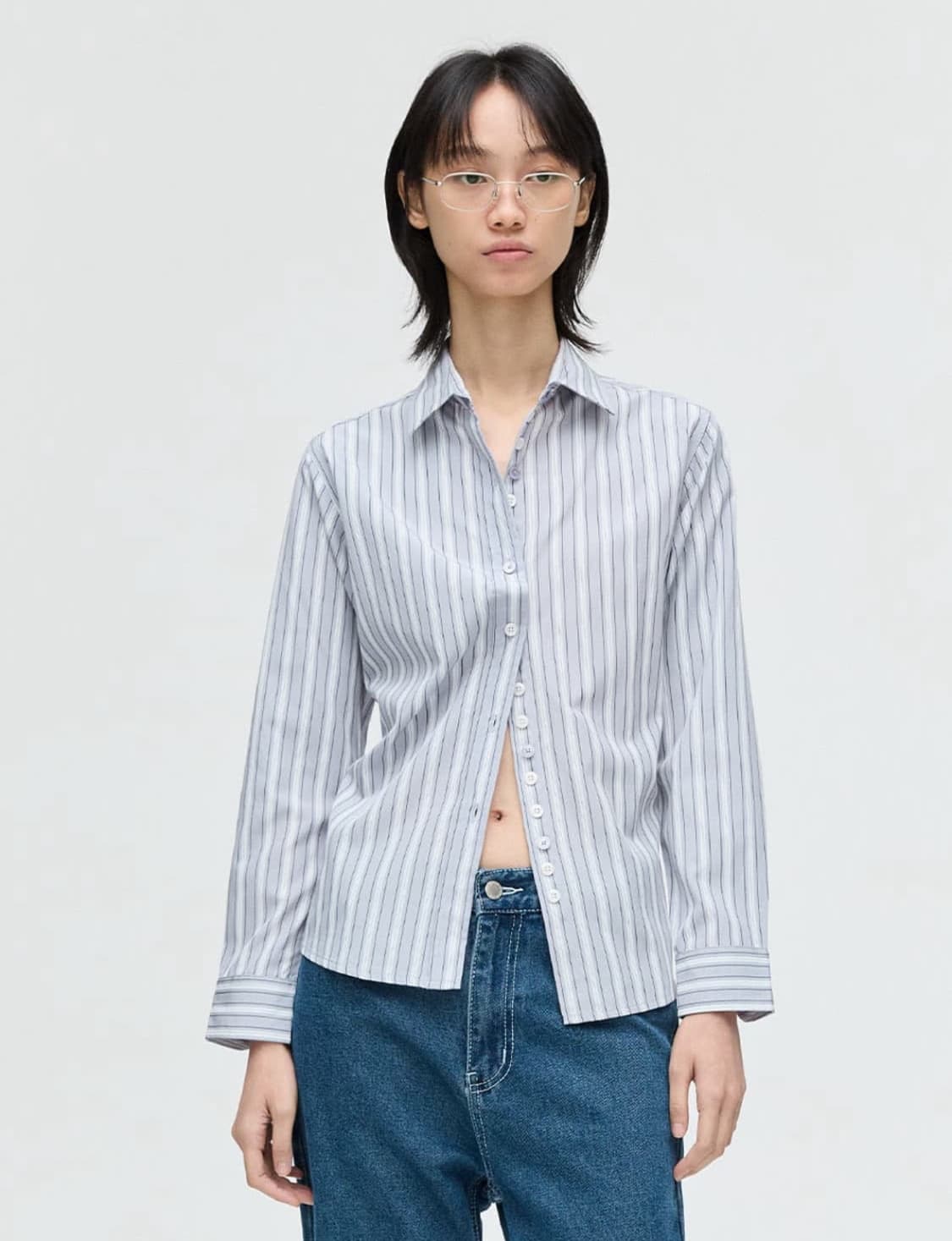 플리즈프로젝트 버튼 셔츠 상품이미지1