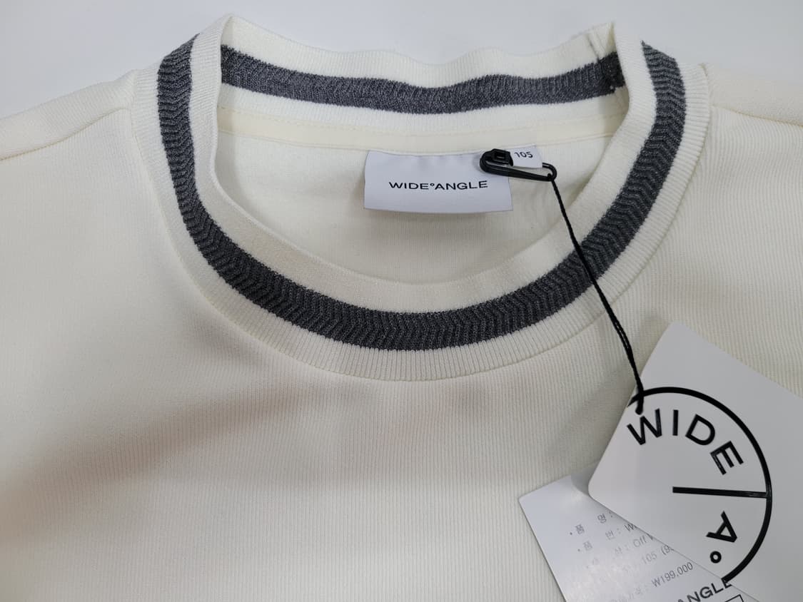 (새상품) W.ANGLE 23SS WG 체크보드 맨투맨 / 남 105
 상품이미지7