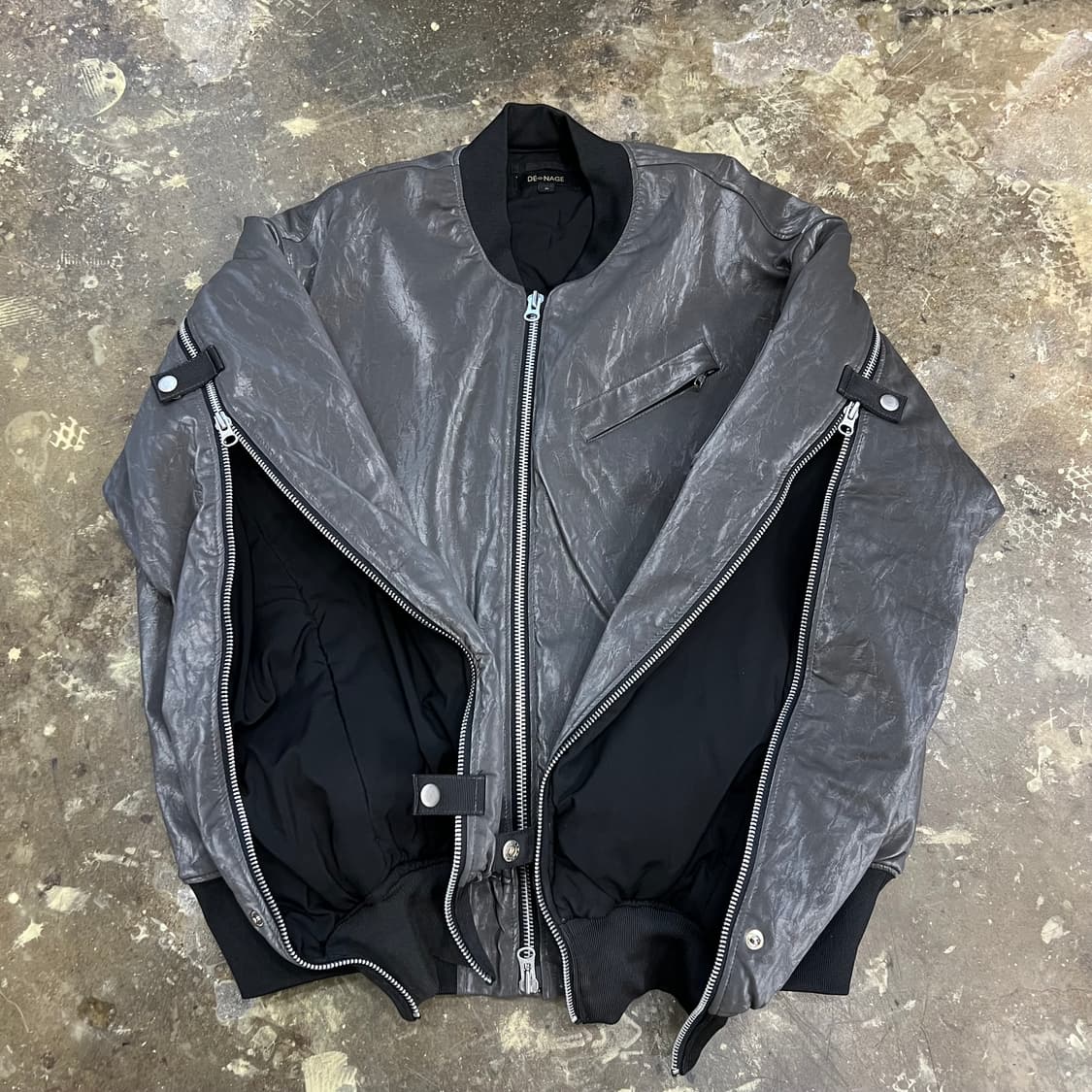 2) 드네이지 유틸리티 짚 오버사이즈 MA-1 항공점퍼 상품이미지6