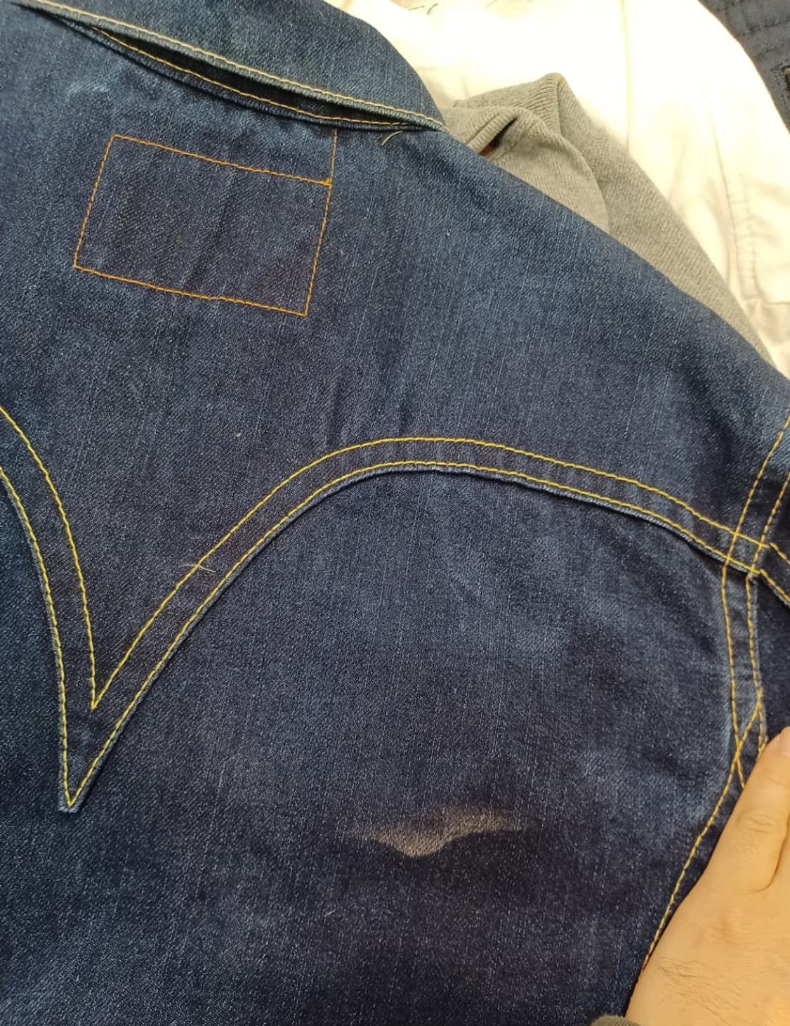 리바이스 스티치 웨스턴 데님자켓 L 상품이미지7