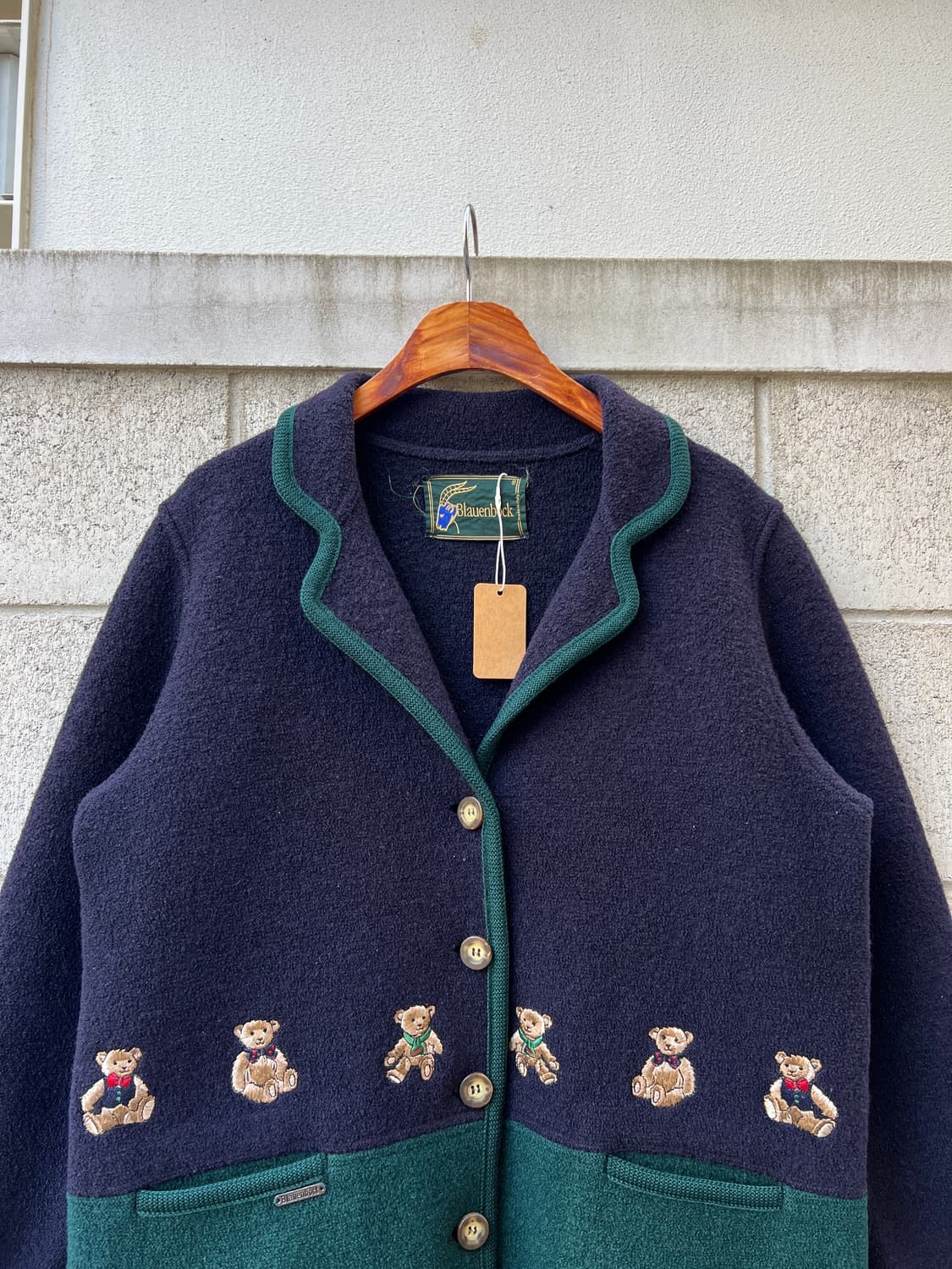 1990s BLAUENBOCK PURE WOOL JACKET 울자켓 상품이미지3