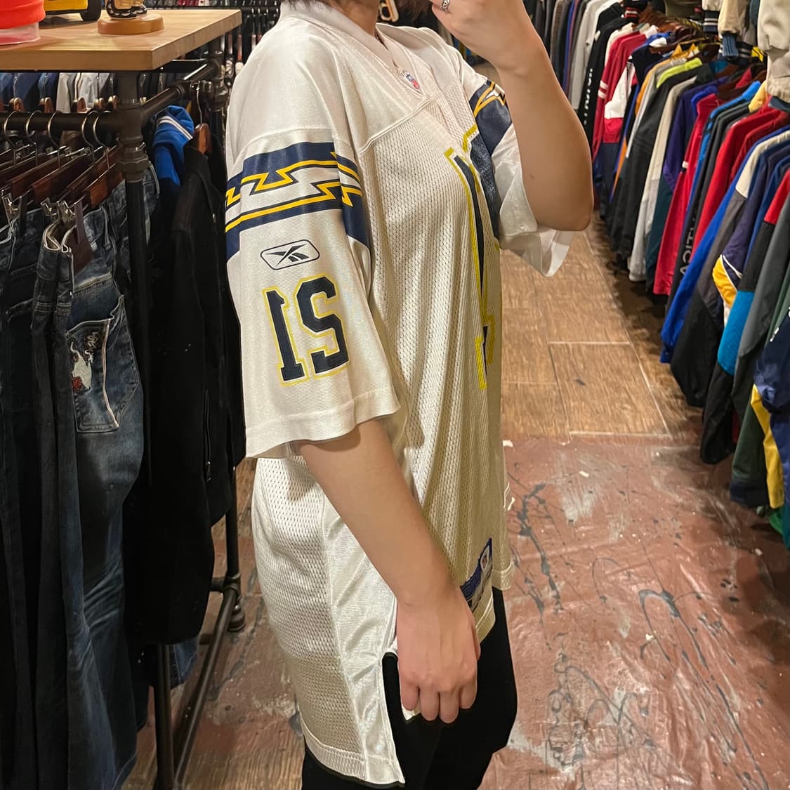 [HI] 리복 NFL 샌디에이고 차저스 져지 화이트 상품이미지3