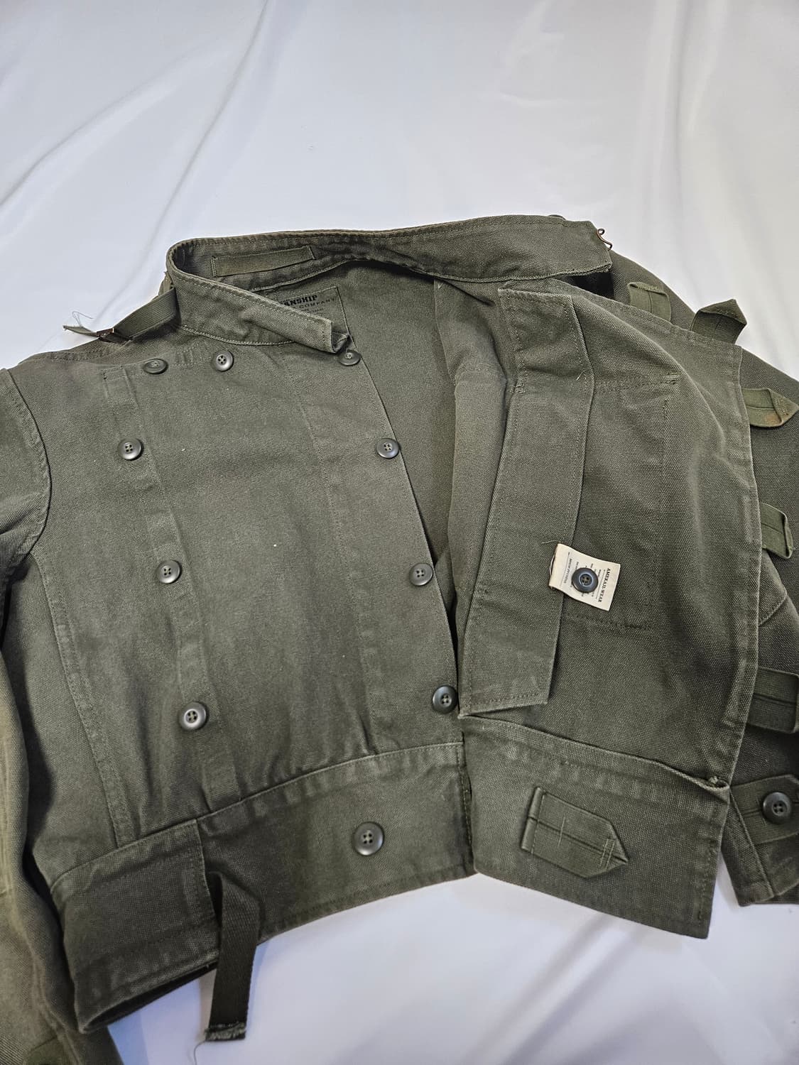 스웨덴군 90s 밀리터리 모터사이클 빈티지 복각 자켓 상품이미지5