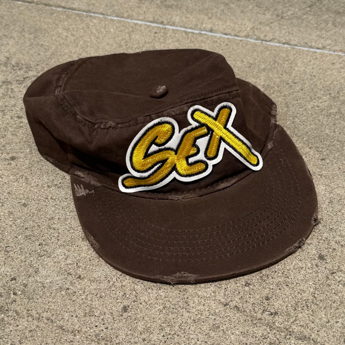 [U.S] matty logo destroyed pillbox cap 상품이미지3