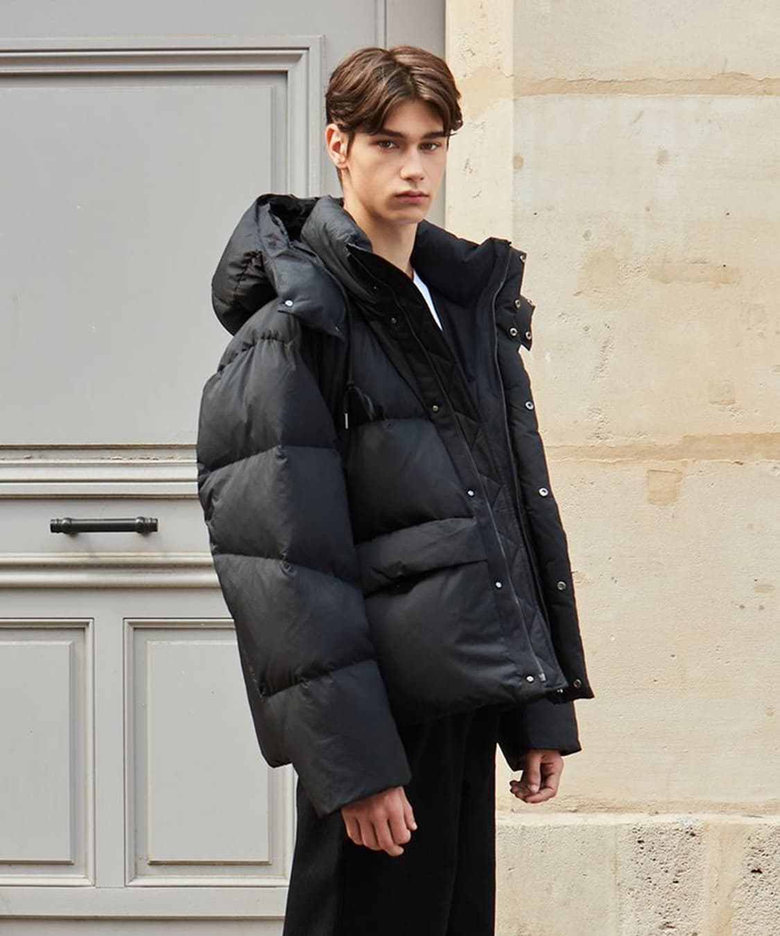 PLAC 플랙 디터쳐블 후드 다운 점퍼 블랙(L) 상품이미지1