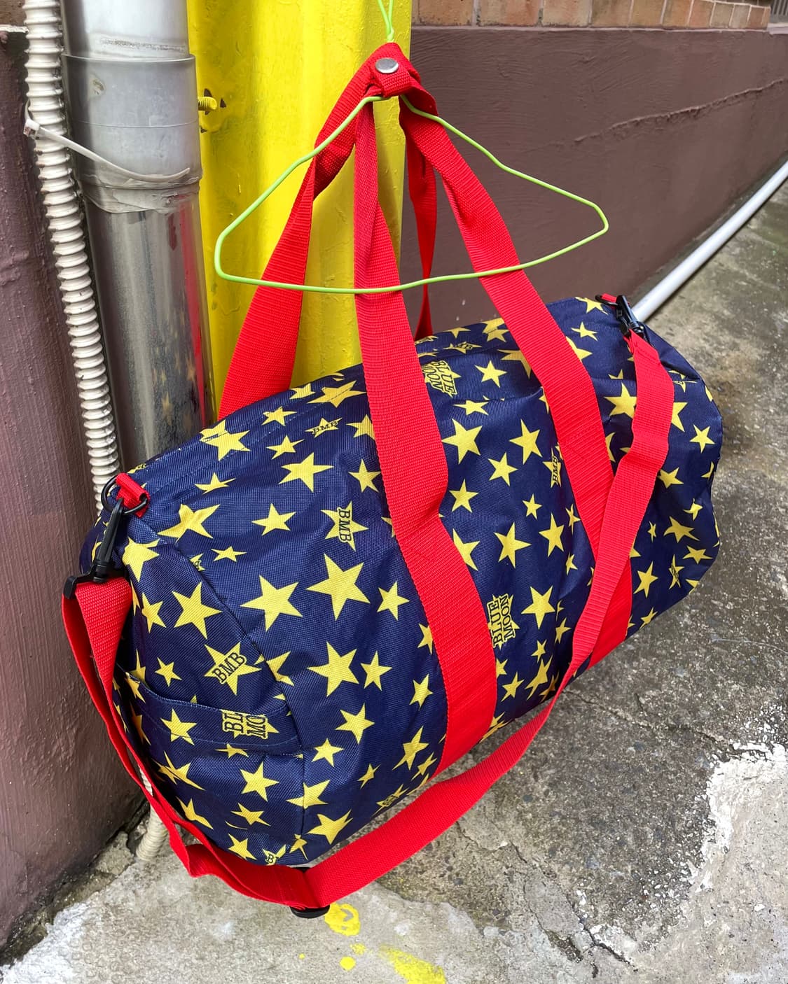 Yellow Star Navy Boston Bag 상품이미지6
