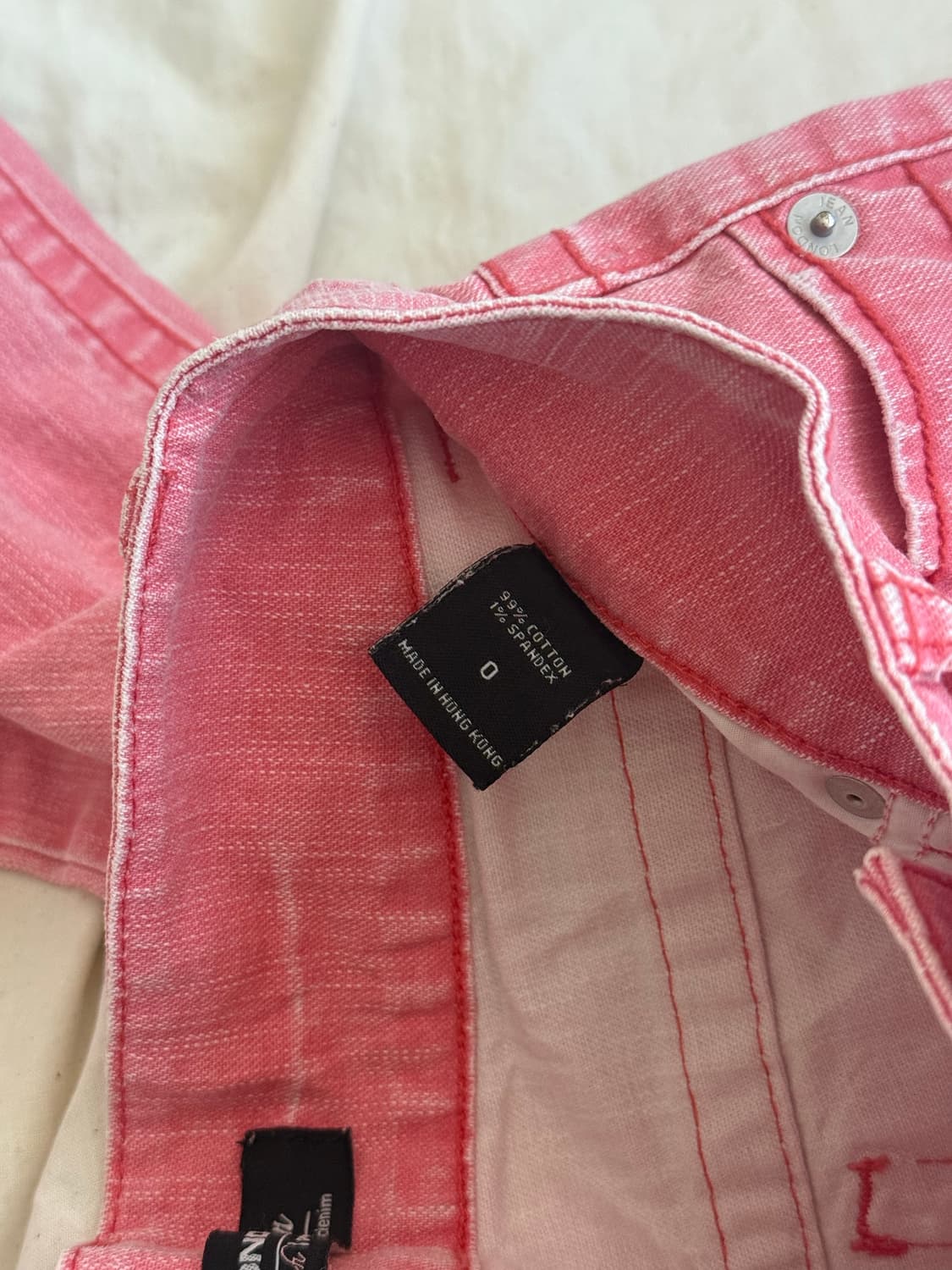 키치 갸루 하이틴 로우라이즈 부츠컷 팬츠 상품이미지8