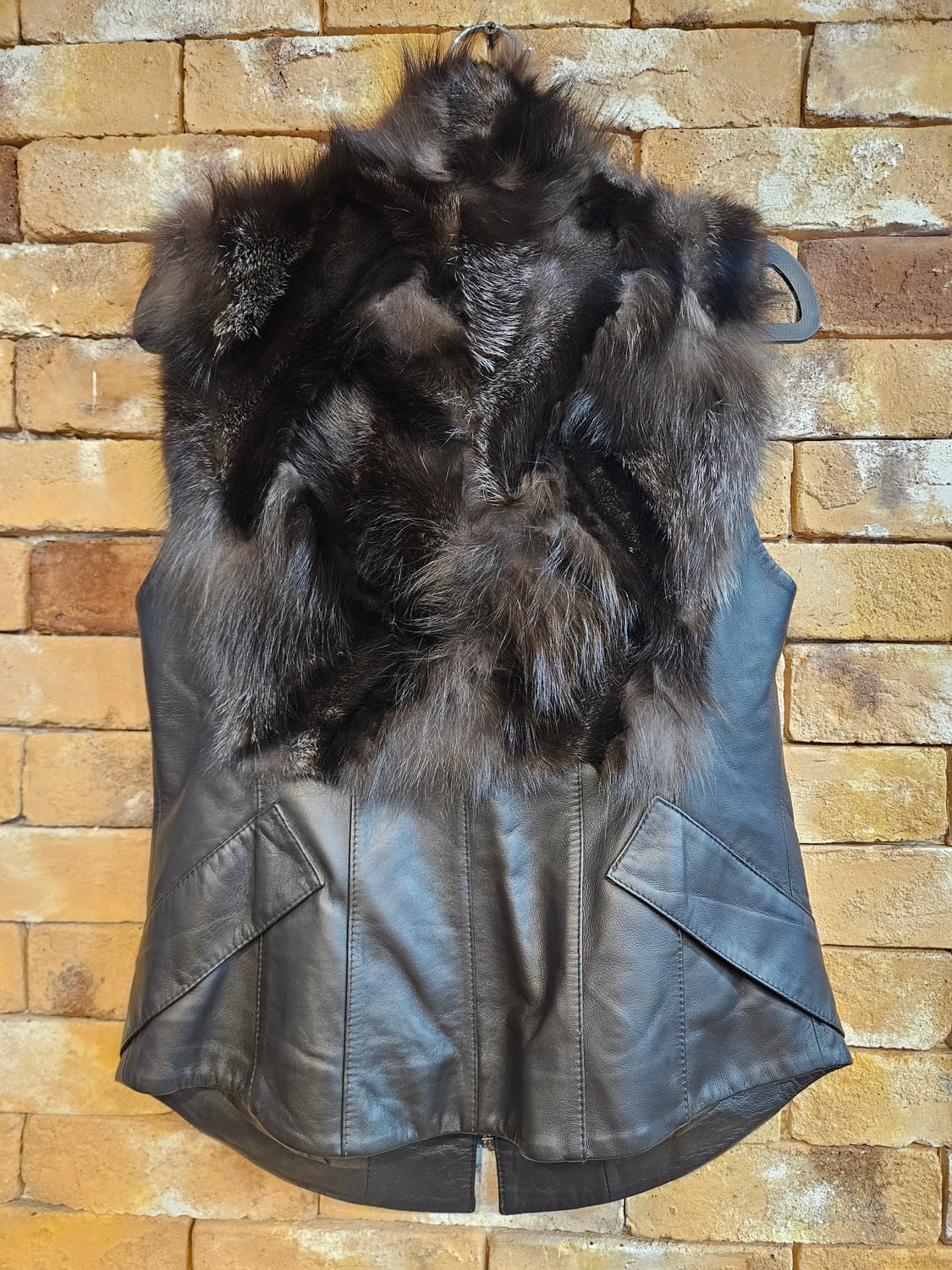 ROBO Trend 가죽 폭스퍼 베스트 55 상품이미지2