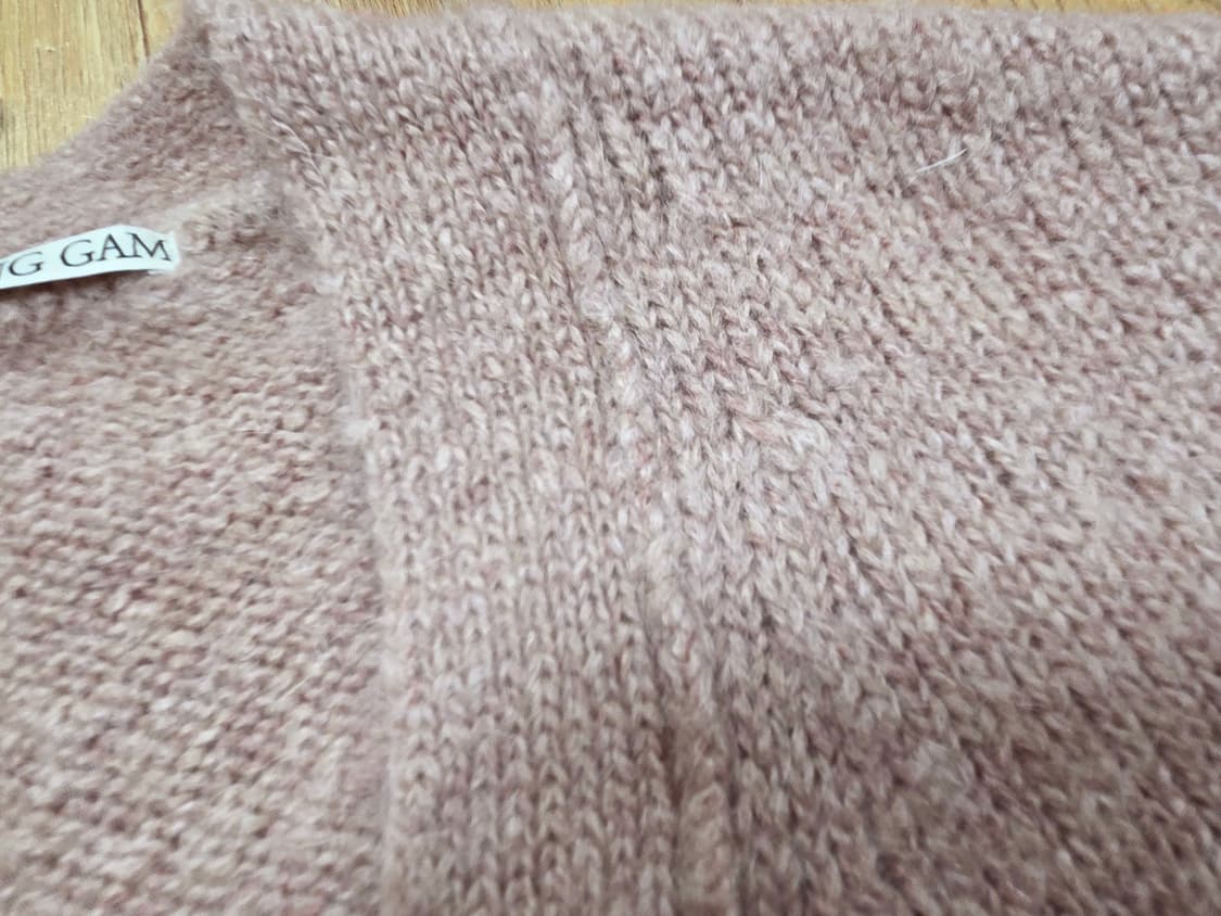 정감스튜디오(JEONG GAM) 키드모헤어 울 니트가디건 프리사이즈 새상 상품이미지3