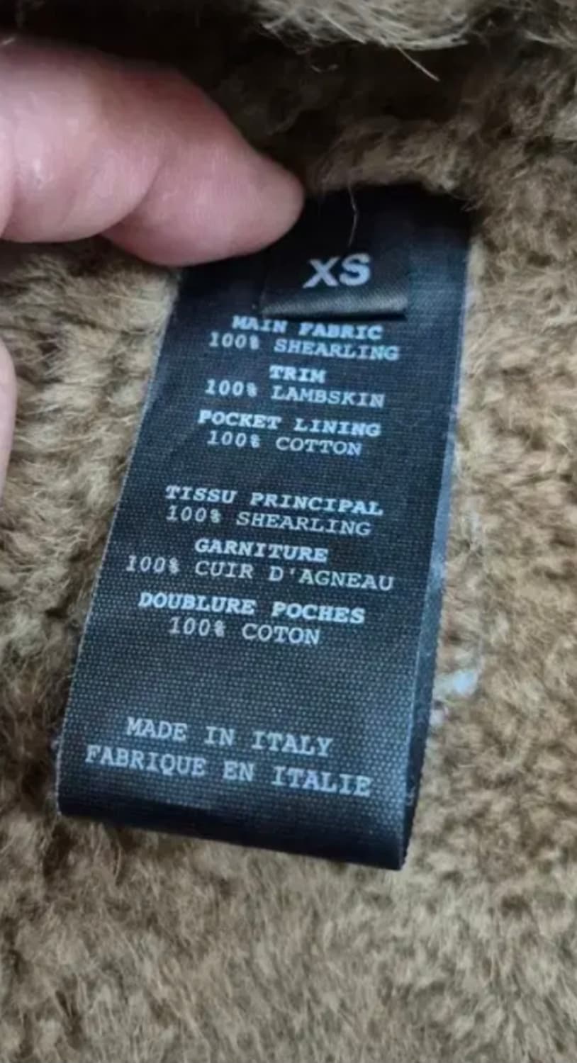 베트멍 anarchy 프린팅 Shearling 자켓 브라운 뎀나 20ss 상품이미지7