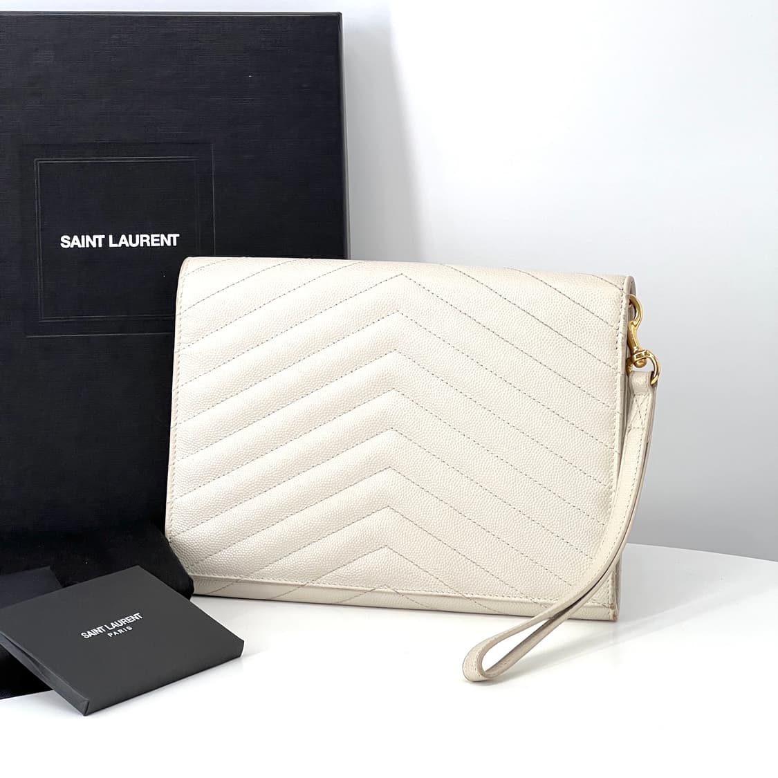 생로랑 모노그램 엔벨로프 클러치백 (617662) 상품이미지3