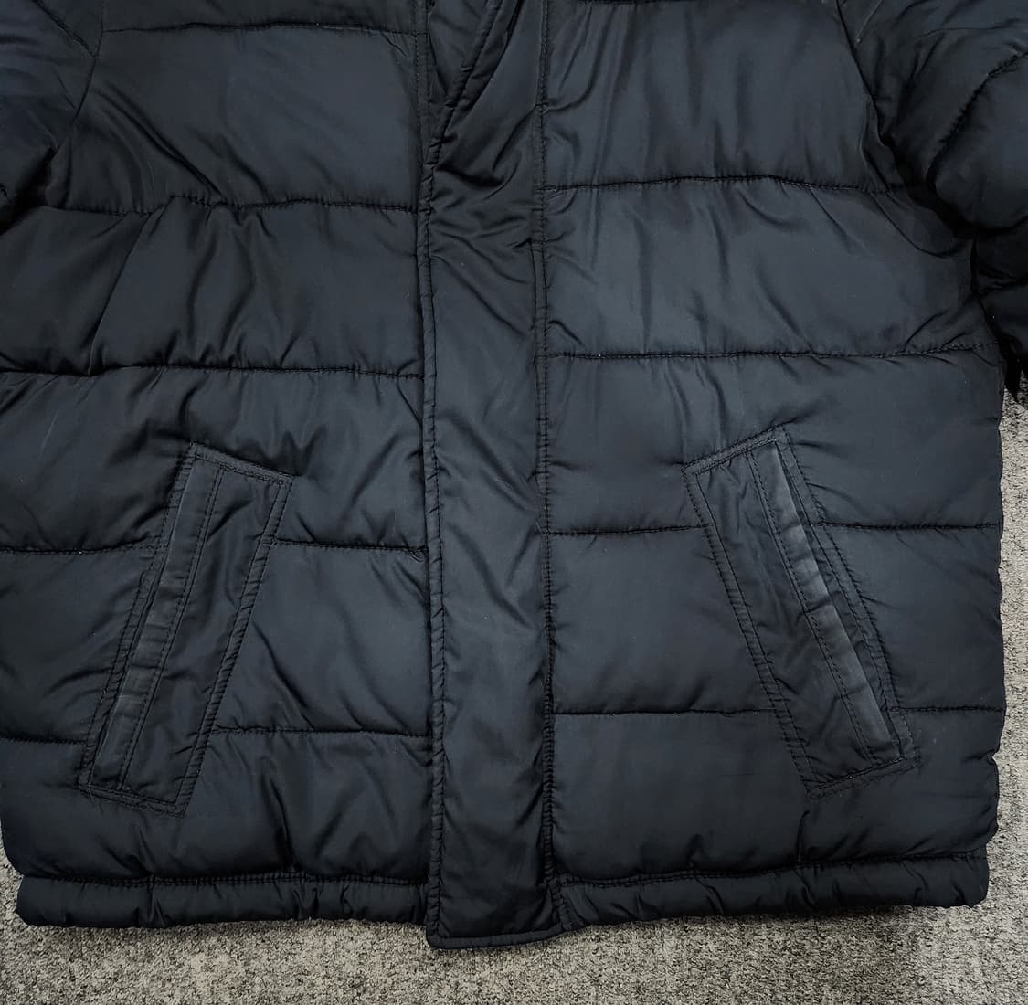 아베크롬비 앤 피치 하이넥 푸퍼 후드 패딩 점퍼 L 상품이미지5