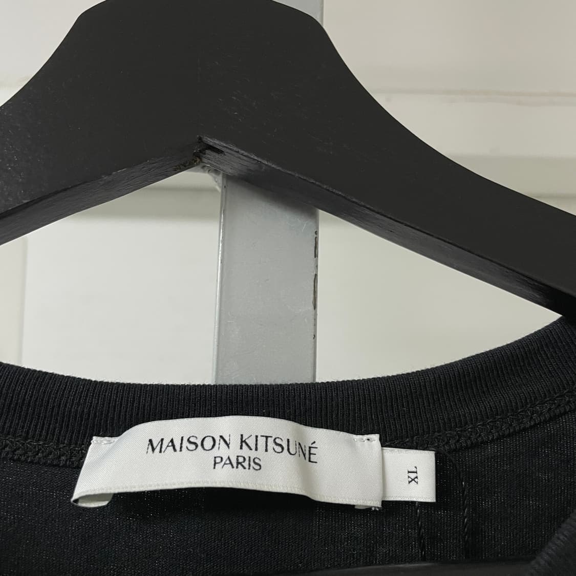 메종키츠네 폭스 반팔 티셔츠 블랙 XL 상품이미지5