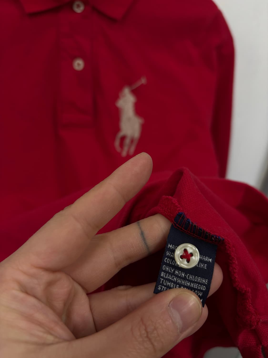 폴로랄프로렌 빅포니 긴팔 카라티 상품이미지5