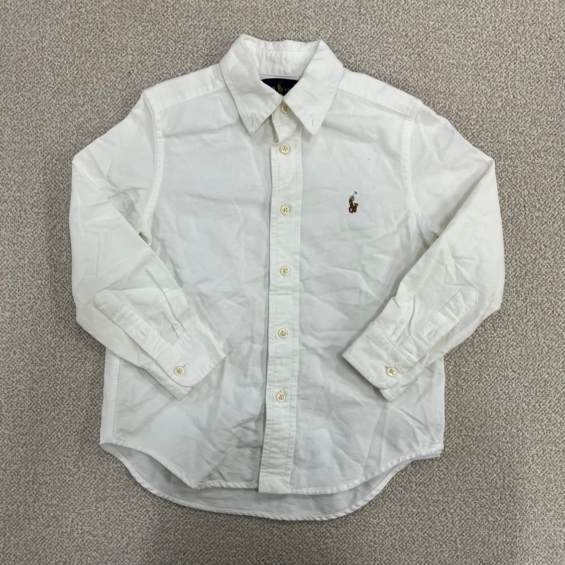 4T 폴로랄프로렌 키즈 옥스포드 셔츠 0213M 상품이미지1