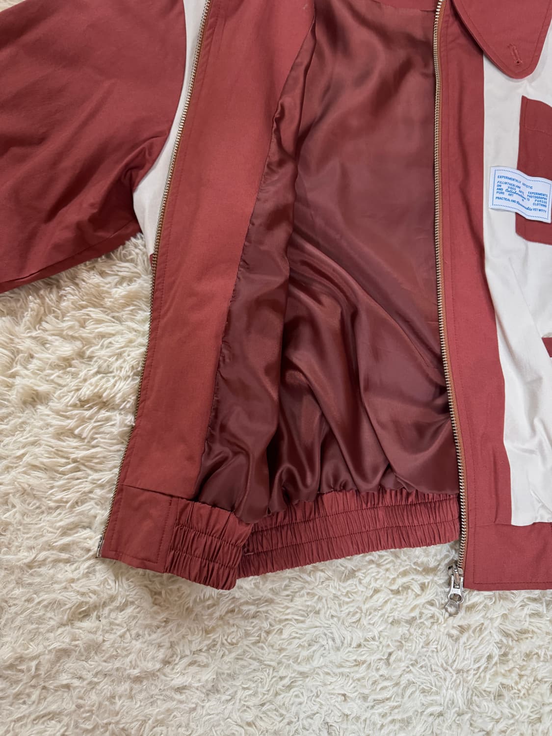 [F] 필인더블랭크 I.O 봄버 자켓 브릭 상품이미지5