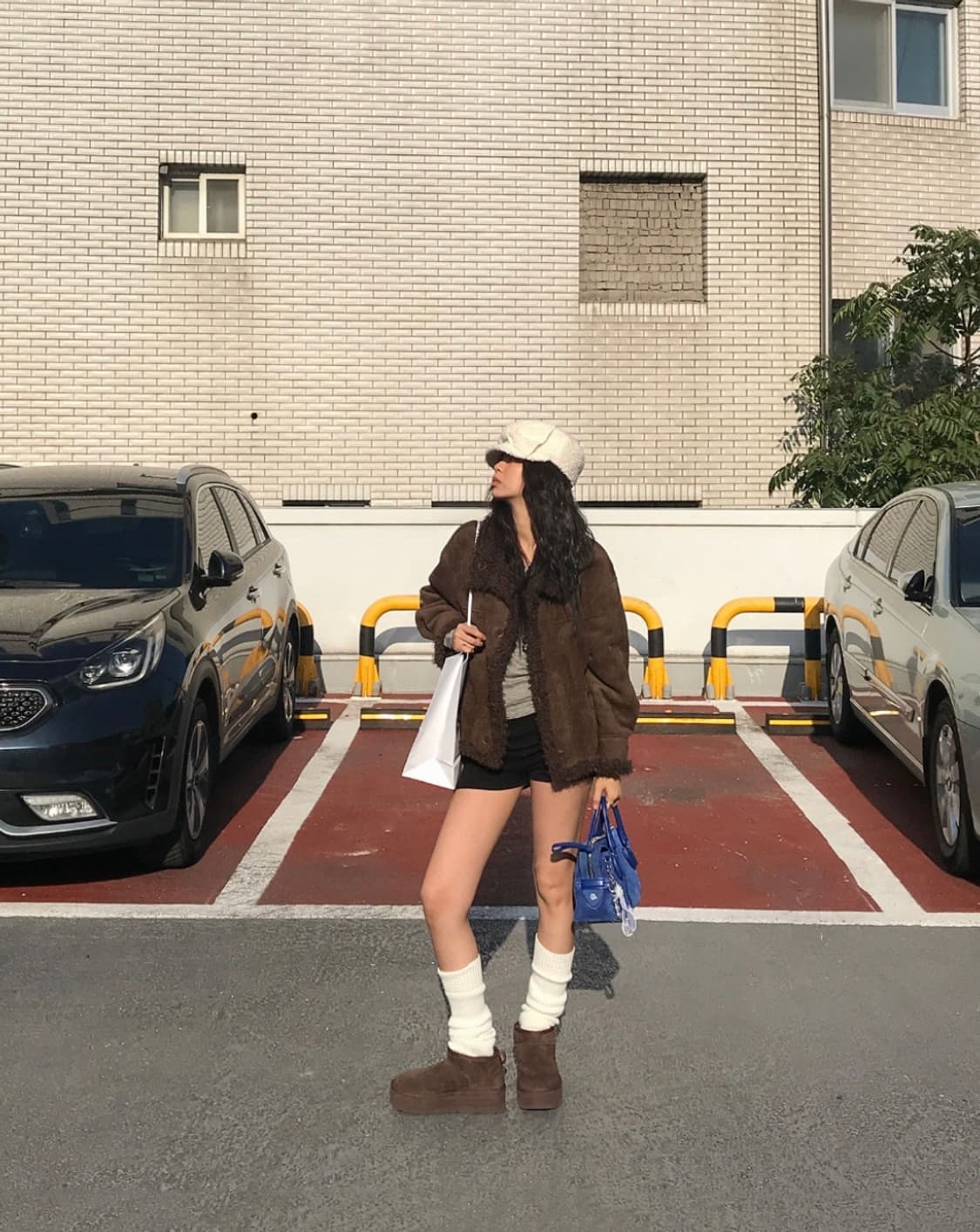 노어슨 베어 리버시블 무스탕자켓 상품이미지3