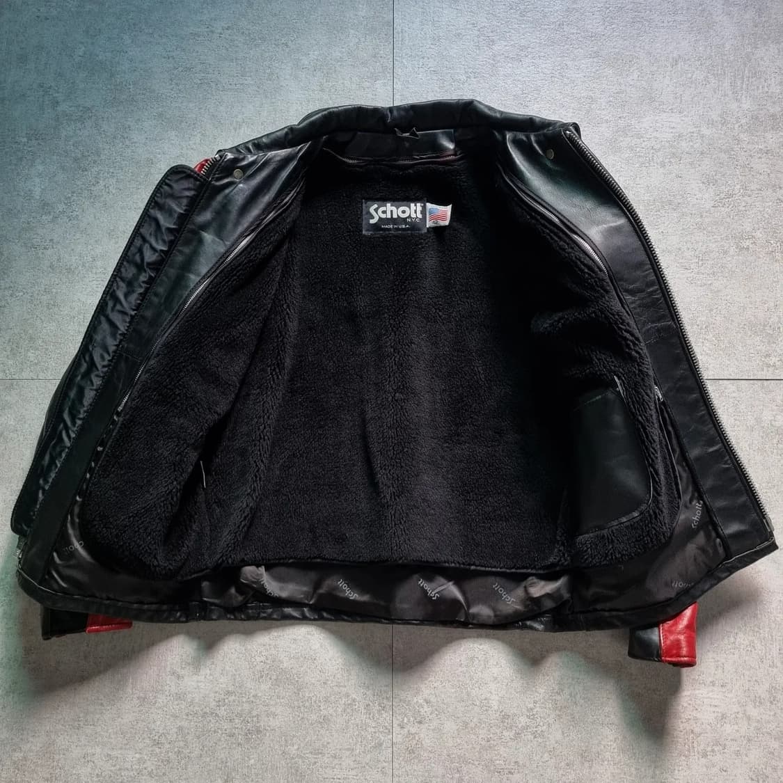 80s USA Schott Single Rider Jkt 42sz
 상품이미지5