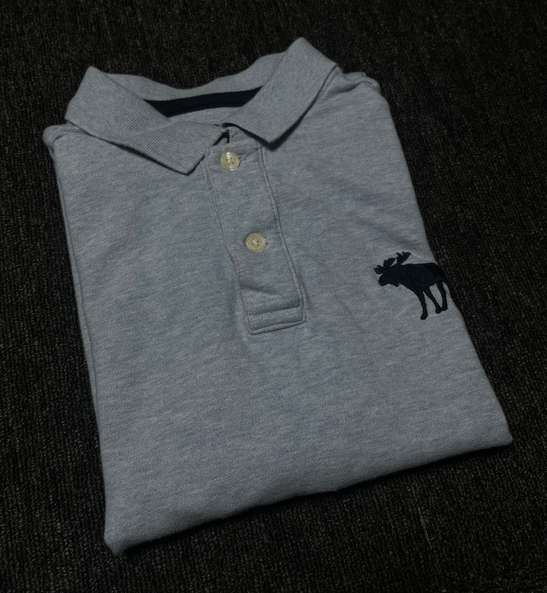 Abercrombie 무스 로고 폴로 셔츠 상품이미지3