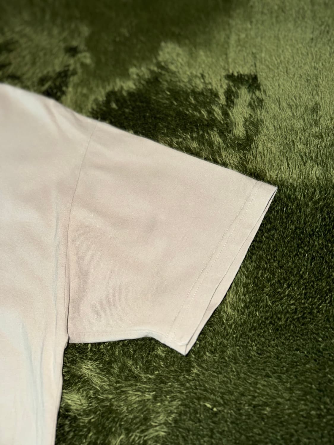 [L] FUZZ 퍼즈 PARADICE 티셔츠 베이지 상품이미지4