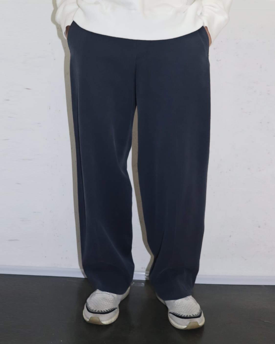 조르지오 아르마니 네이비 와이드 트라우저 상품이미지3