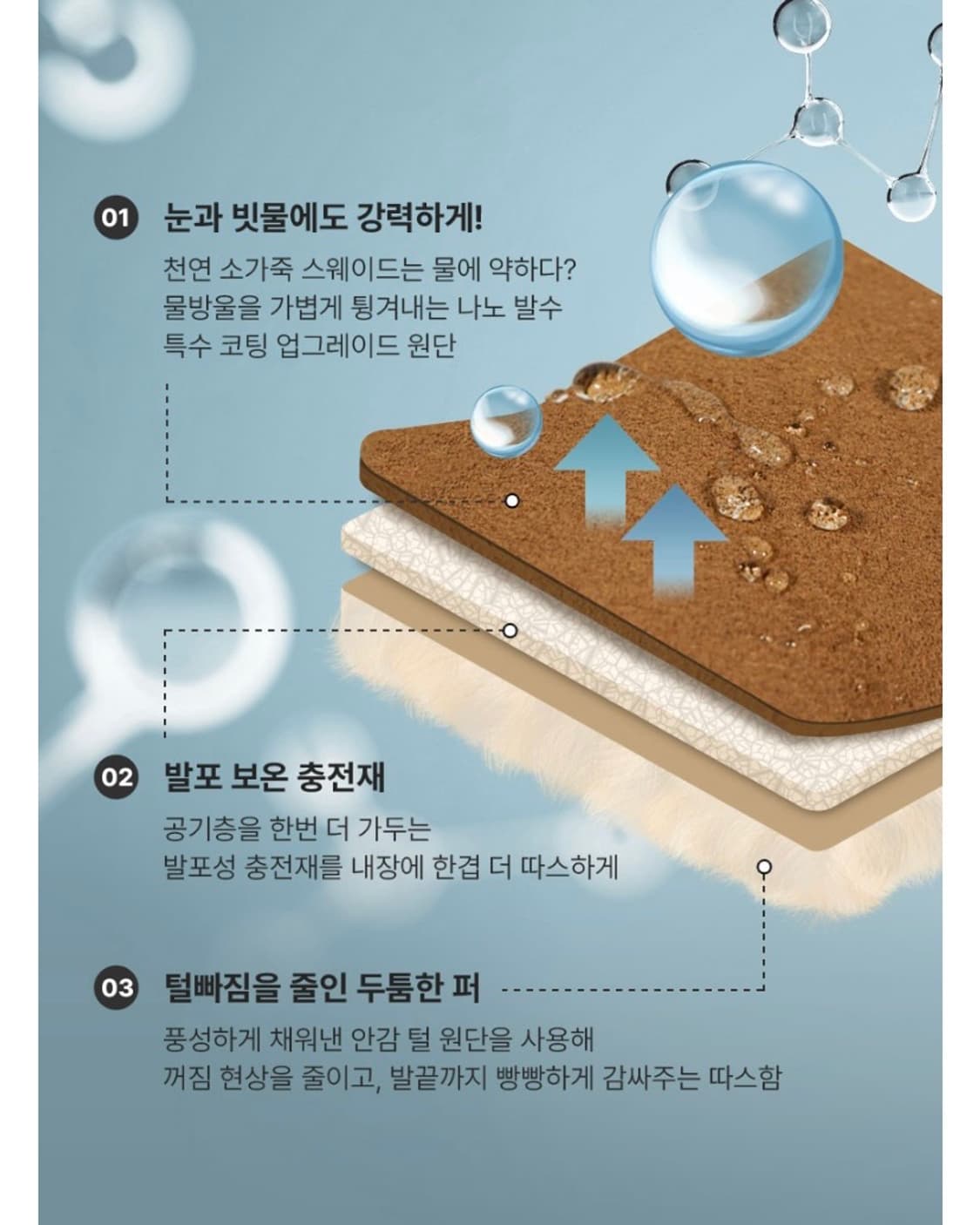 플랫폼 어그 숏 양털부츠 블랙 상품이미지4