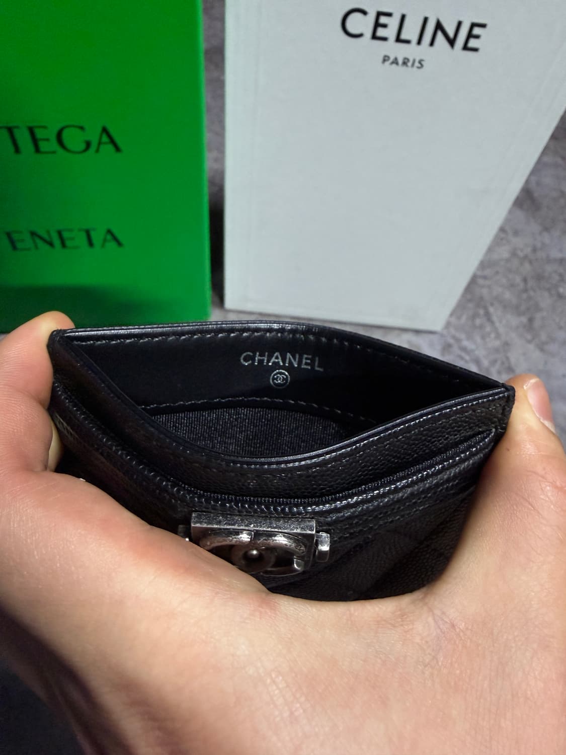 샤넬 보이 카드지갑 정품 상품이미지4