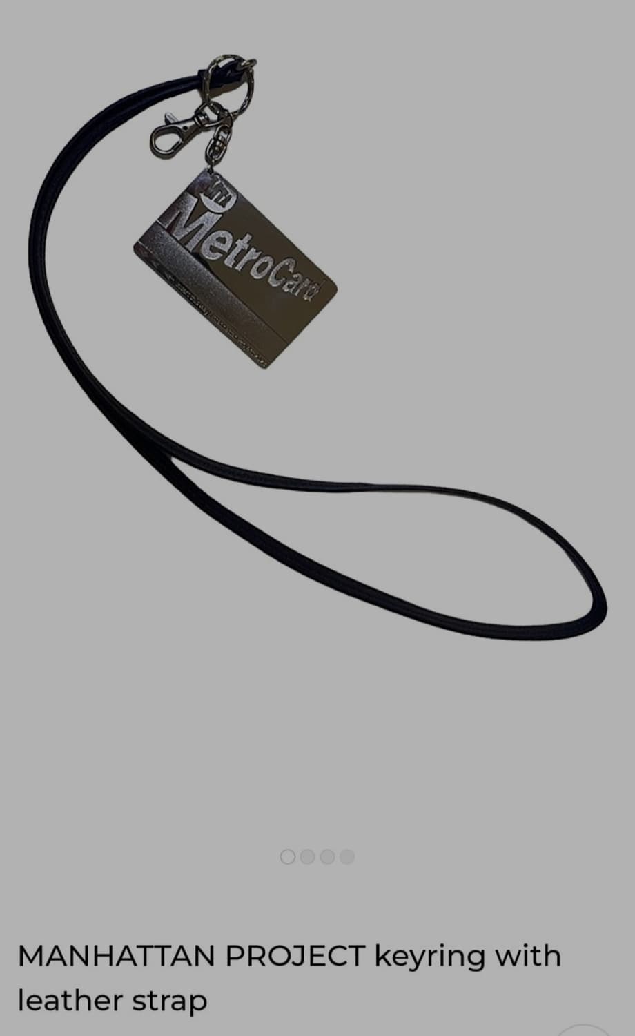 맨허튼 프로젝트 키링 레더 스트랩 상품이미지1